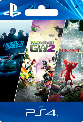Unravel Need For Speed Plants vs Zombie GW2 Pack PS4