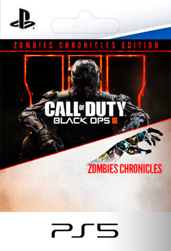 Call of Duty Black Ops III Zombies Chronicles Edition Español PS5